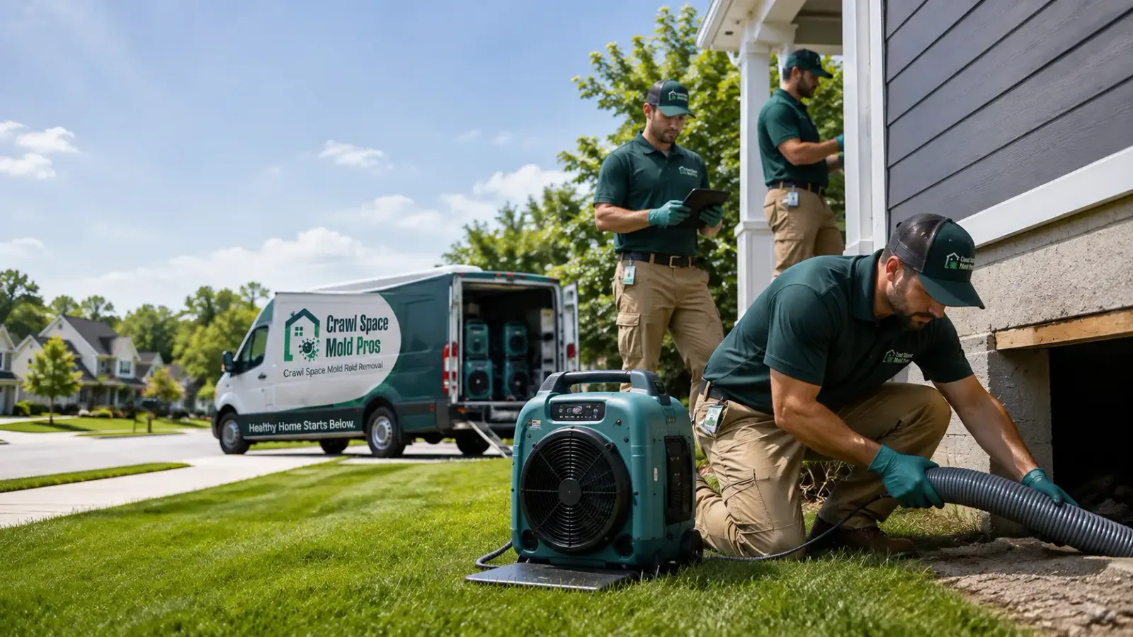 Crawl Space Mold Removal in Republic, MI